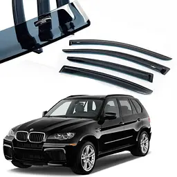 Дефлектори вікон вітровики HIC для BMW X5 E70 2007-2013 (BM14)