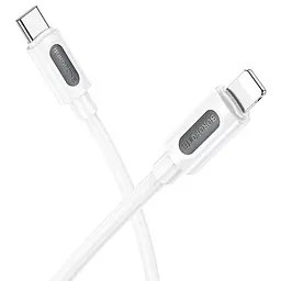 Дата кабель Borofone BX114 Structure Type-C to Lightning 27W (1m) White - мініатюра 3