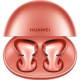 Бездротові навушники Huawei FreeBuds 5 Coral Orange - мініатюра 2