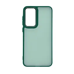 Противоударный чехол для Samsung Galaxy A56 5G, Frame, зеленый, панель-накладка, термополиуретан TPU + поликарбонат PC, защита всего корпуса, защита кнопок и камеры, устойчив к деформациям, ArmorStandart (ARM84817)