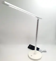 Світлодіодна LED настільна лампа, металева, 45 см, сенсорна, працює від USB, 3 рівні регулювання яскравості UKC FX-022 - мініатюра 4