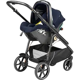 Коляска Peg-Perego Veloce Blue Shine SL 3 в 1 з підставкою до люльки синя - мініатюра 5