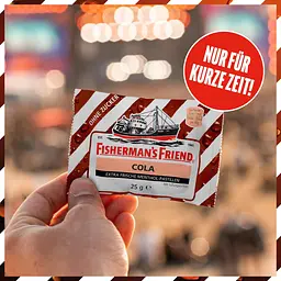 Льодяники Fisherman's Friend Cola Storage без цукру 25г - мініатюра 2