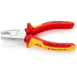 Плоскогубці KNIPEX комбіновані діелектричні VDE (03 06 160) - мініатюра 2