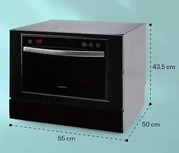 Посудомийна машина Klarstein Havasia UV 6 Luminance (10041827) - мініатюра 2