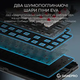 Клавіатура GamePro Asgard Valhalla 65% Compact QLAB Orange Switches (MK210B Pro) - мініатюра 11