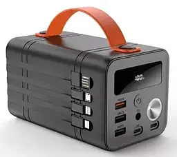 Batterie portable - batterie externe XO PR204 60000mAh 100W noire - мініатюра 4