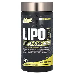 Жиросплавлювач Lipo 6 Black Intense Ultra Concentrate - 60 капсул