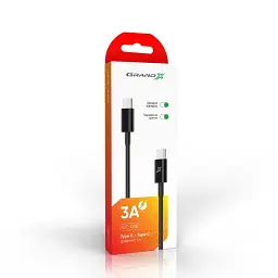Дата кабель USB-C to USB-C 1.0m 20W CC-03B Black Grand-X (CC-03B) - мініатюра 3