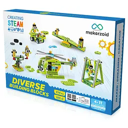 Конструктор Makerzoid Diverse Building Blocks (MKZ-BK-DB) - мініатюра 1