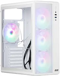 Корпус Credo Plus V510W без БЖ 1xUSB3.0 1х USB 2.0 1xUSB Type-C 4x120мм RGB Rainbow V 2E Gaming teh0018916