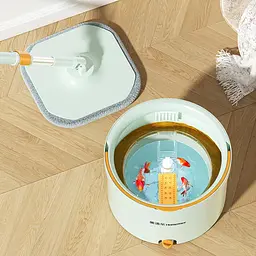 Набір швабри та відра з віджимом Homettler CW005 Синій - мініатюра 6