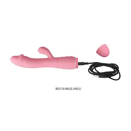 Вібратор Pretty Love Snappy Vibrator Light Pink - мініатюра 8