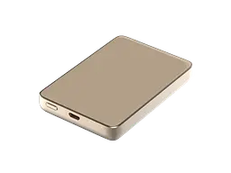 Зовнішній акумулятор (Power Bank) ATRIA WPD-W72G 10000mAh Gold - мініатюра 2