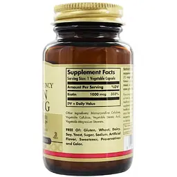 Вітамін В7 Solgar Biotin 1000 мкг 100 вегетаріанських капсул - мініатюра 3