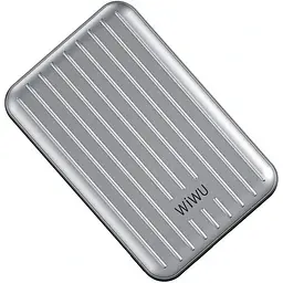 Зовнішній акумулятор WiWU Trunk Series Magnetic PP02 Wireless Charger 5000mAh 20W Silver [104341] - мініатюра 2