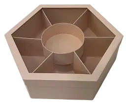 Подарункові коробки UFO W2647 CREAM менажниця