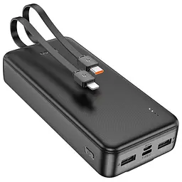 Зовнішній акумулятор Hoco J118A Speed ​​energy з вбудованим кабелем 20000mAh - мініатюра 2