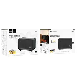 Bluetooth Колонка Hoco BS65 Pearl Retro Black - мініатюра 4
