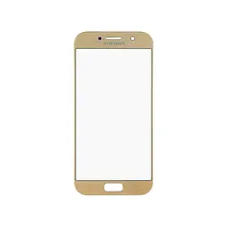 Скло корпусу з рамкою для Samsung A5 A520 золотистий