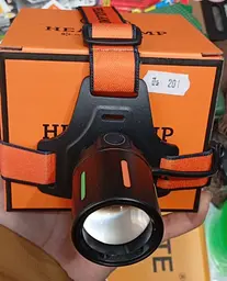 Ліхтар на чоло BL-T67-TG+COB Night Vision з червоним світлом zoom Type-C - мініатюра 4