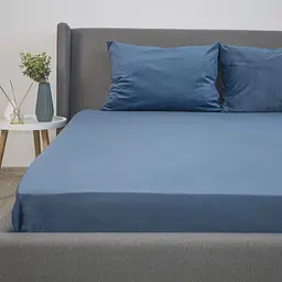 Простирадло ТЕП Velour на резинці 160x200 см темно-синій (2-04756_33919) - мініатюра 3
