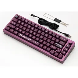 Клавіатура Thunderobot VIC68 Gateron Magnetic Jade Switch USB UA Purple (6932066317201) - мініатюра 10