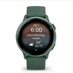 Смарт-годинник Garmin Vivoactive 6 Metallic Jasper Green with Jasper Green Band (010-02985-02/42) - мініатюра 7
