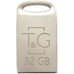 Флеш-накопичувач USB 32GB T&G 105 Metal Series Сріблястий (TG105-32G)
