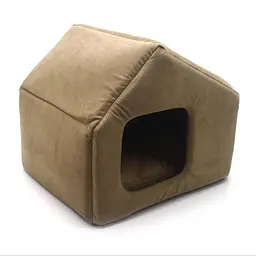 Будиночок для малих собак та котів Zoo-hunt Блиць коричневий №2 45х39х40 см (ZH48438109-1)