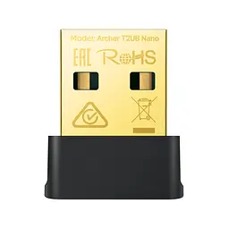 Адаптер WiFi Archer T2UB nano AC600, USB, BT4.2 TP-Link teh0017405 - мініатюра 2