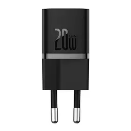 Мережевий зарядний пристрій Baseus GaN5 Fast Charger(mini) 1C 20W EU чорний CCGN050101 - мініатюра 5