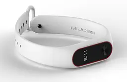 Силіконовий ремінець Primo для фітнес-браслета Xiaomi Mi Band 2 White-Red - мініатюра 2