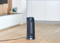 Тепловентилятор BLACK+DECKER 2,0 кВт, площа обігріву 20 кв.м., Підлоговий, Чорний (BXSH2002E) - мініатюра 4