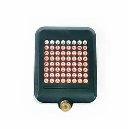 Велосипедна фара задня West Biking гіроскопічна з сигналами повороту + лазер 64 Led 80 Lm 1200 mAh 7.1х5.8х3 см (G0001123) - мініатюра 4