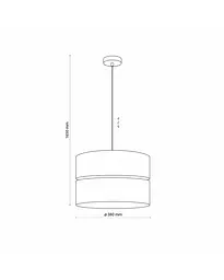 Підвісний світильник TK Lighting 5772 Eco E27 1x15W IP20 - мініатюра 3