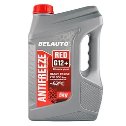 Антифриз червоний Belavto Antifreezee G12+ Red 5 кг (AF1550) - мініатюра 2