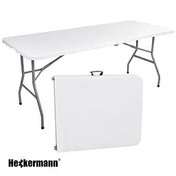 Стіл складаний переносний Heckermann 240x75x74 см White (Z240) - мініатюра 3