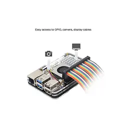 Корпус для Мікро ПК KUONGSHUN for Raspberry Pi 5 (RA797) - мініатюра 4