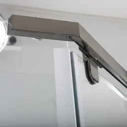 Душова кабіна з низьким піддоном Mixxus Lines SCT01-90x90x198-Tr Graphite New прозоре скло 6мм MI8429, Графит, прозорий, графіт - мініатюра 7