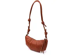 Напівкругла жіноча сумка з натуральної шкіри Vintage 25х14х4 см sum0027593