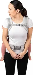 Рюкзак-кенгуру MoMi Collete Grey Linen, сірий (NOSI00003) - мініатюра 2