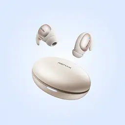 Бездротові навушники TWS REMAX Sleep TWS-01 Beige - мініатюра 2