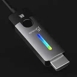 Кабель мультимедійний USB-C to HDMI M 1.8m 8K 60Hz LED RGB J5create (JCC157-N) - мініатюра 3