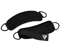 Манжети на щиколотку RDX A4 Gym Ankle Pro Black Pair (WAN-A4B-P) - мініатюра 2