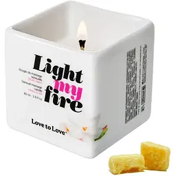Масажна свічка Love To Love Light My Fire Musc (80 мл) - мініатюра 2