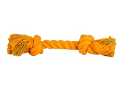 Іграшка для собак мотузка з вузлом Happet жовта, жовтий, 30 см, (Z796)