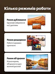 Оптоволоконний кабель HDMI UGREEN HD183 2.1 8K 60 Гц 10 м чорний (55504) - мініатюра 7