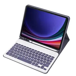 Чохол-книжка BeCover з бездротовою клавіатурою для Samsung Galaxy Tab A9 SM-X115 8.7" Purple (712360) - мініатюра 2