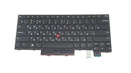 Клавіатура для ноутбука LENOVO (ThinkPad: T480) rus, black - мініатюра 2